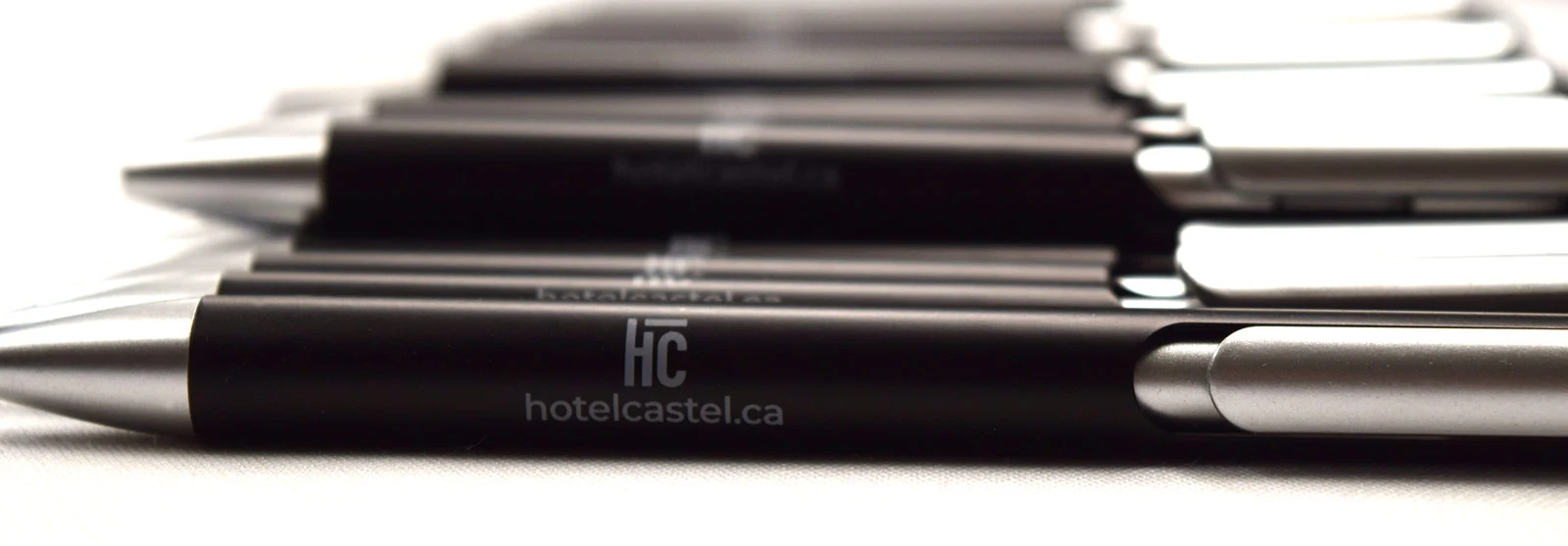 Stylos à l'effigie de l'Hôtel Castel