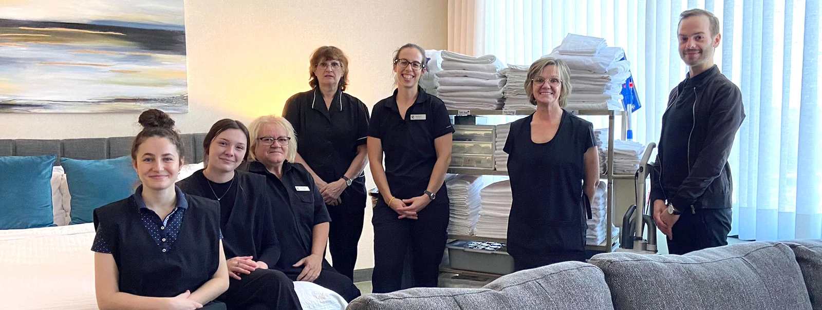 Équipe des préposés aux chambres